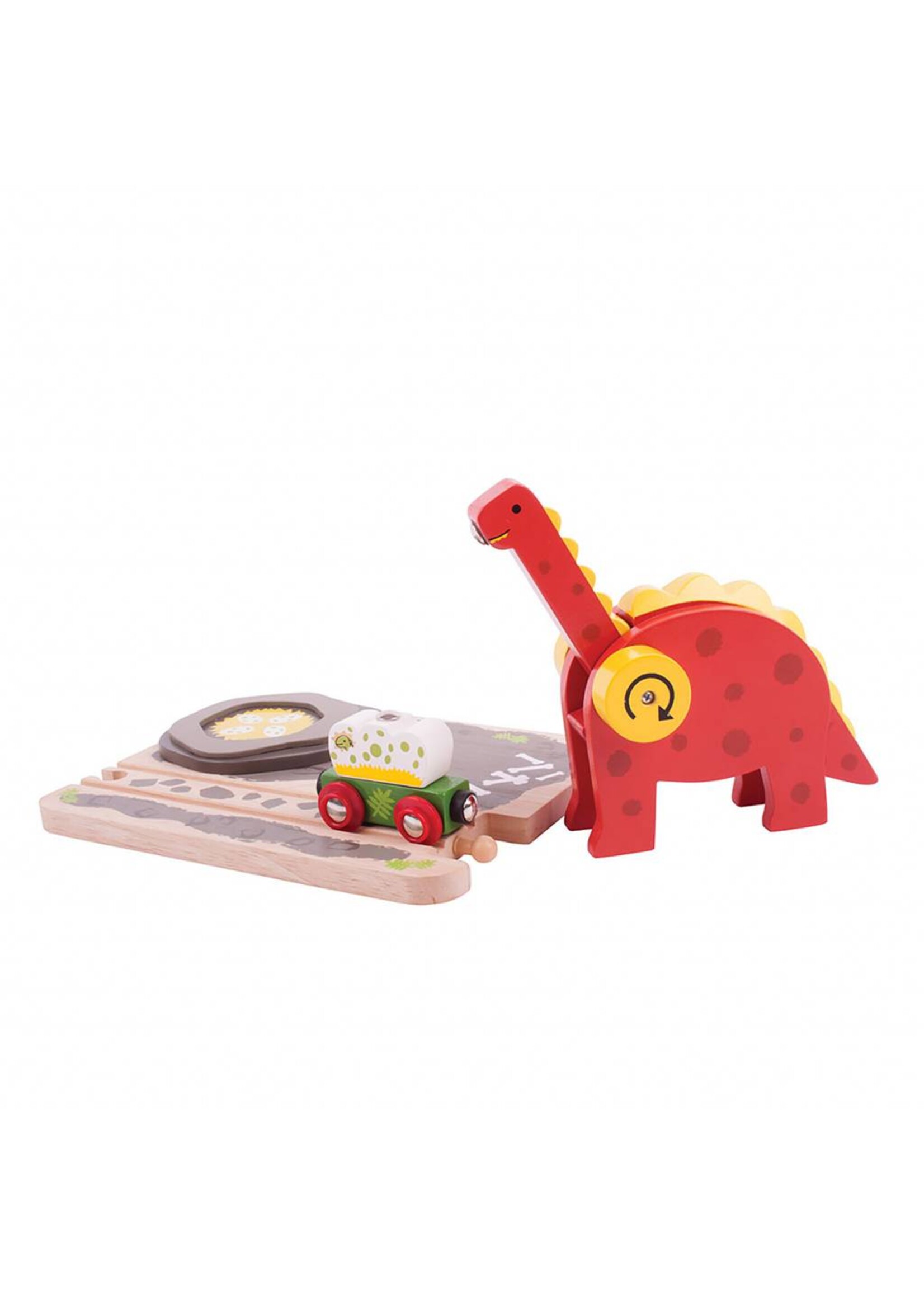 Thimbletoys Houten Dino Kraan