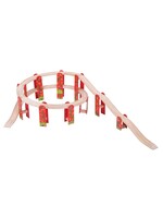 Thimbletoys Houten Rails - Viaduct Uitbreidingsset, 27dlg.