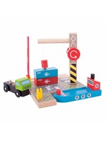 Thimbletoys Houten Rails - Container Scheepswerf