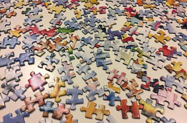 Houten kinderpuzzel