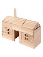 Thimbletoys Houten Bouwplankjes, 200dlg.