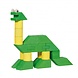 Thimbletoys Houten Stapel Dinosaurus, 23dlg. Thimbletoys Houten Stapel Dinosaurus, 23dlg.