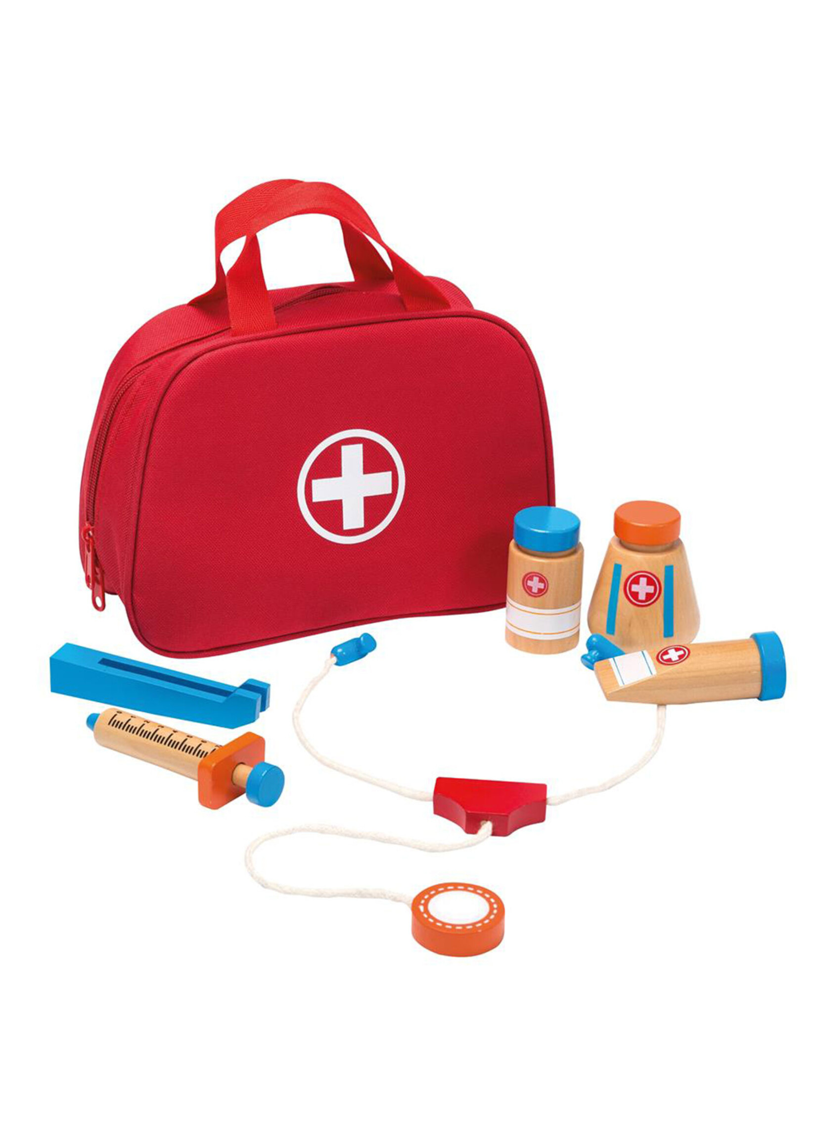 Thimbletoys Joueco Dokterstas met Accessoires, 11dlg.