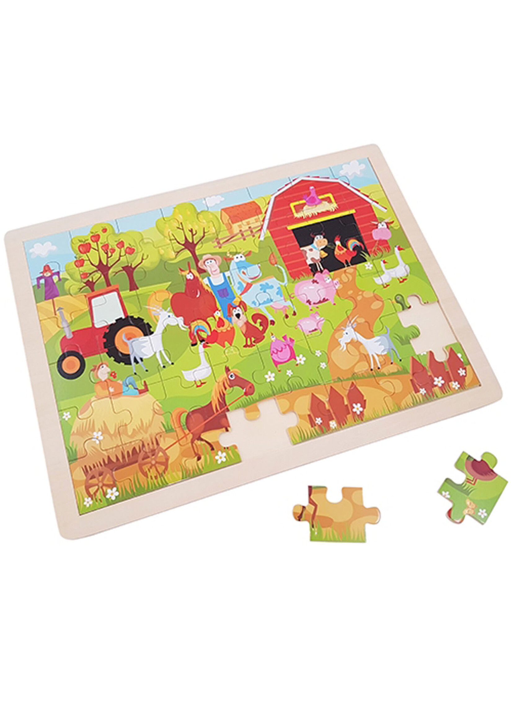 Thimbletoys Houten Legpuzzel Boerderij