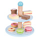 Bigjigs Houten Etagere met Taartjes Bigjigs Houten Etagere met Taartjes
