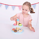 Bigjigs Houten Etagere met Taartjes Bigjigs Houten Etagere met Taartjes