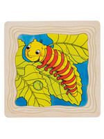 Goki  Houten Lagenpuzzel - Vlinder