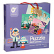 Classic World Classic World Houten Puzzel Beroepen, 4in1 Classic World Classic World Houten Puzzel Beroepen, 4in1