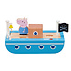 Thimbletoys Peppa Pig Houten Boot met Figuur Thimbletoys Peppa Pig Houten Boot met Figuur