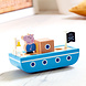 Thimbletoys Peppa Pig Houten Boot met Figuur Thimbletoys Peppa Pig Houten Boot met Figuur