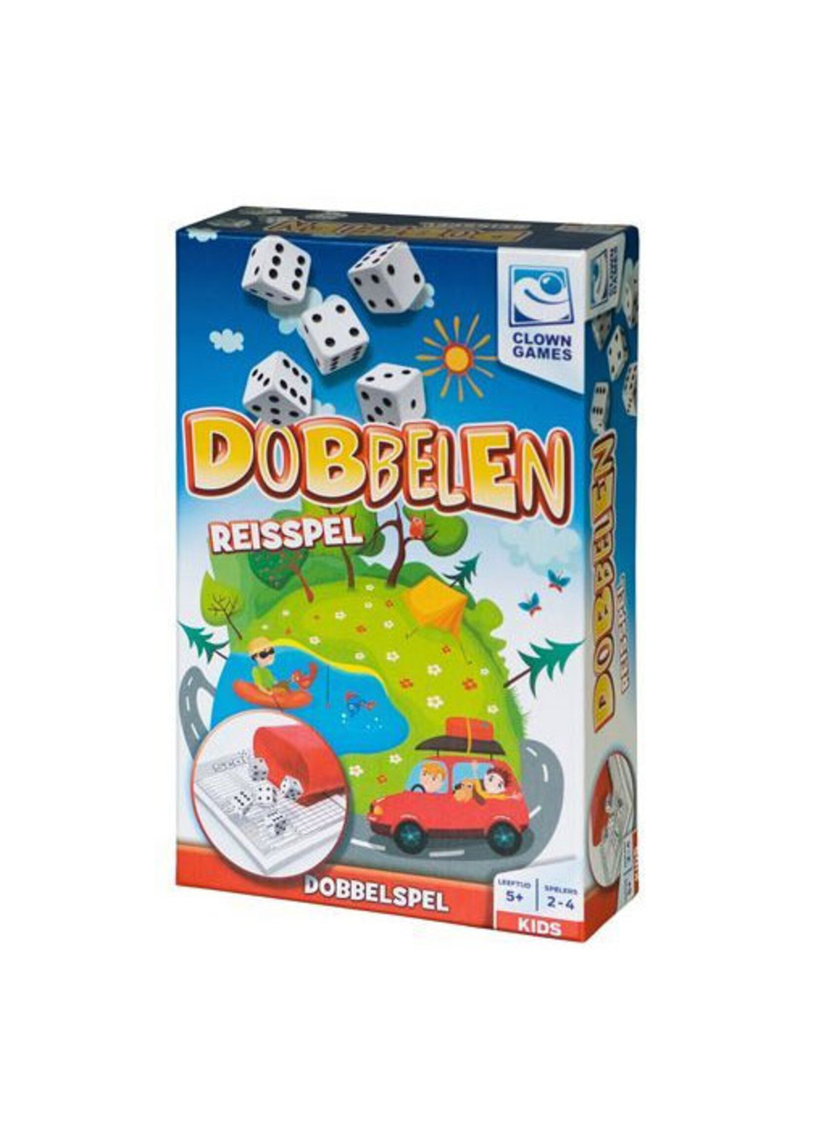 Thimbletoys Clown Dobbelen Reisspel