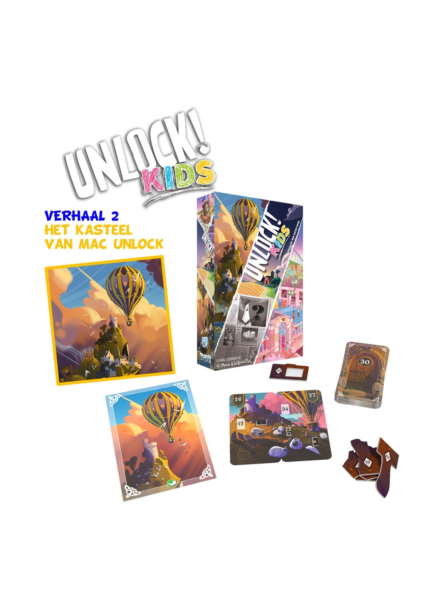 Asmodee Unlock! Kids Avonturen van Detectives