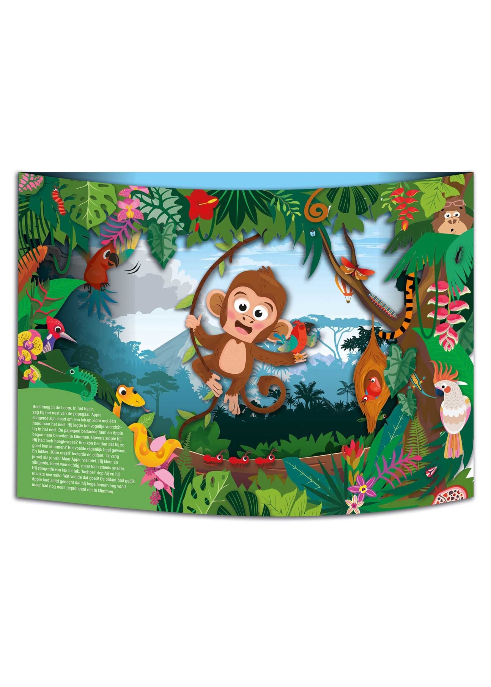 Thimbletoys Wondere Wereld Pop-up Boek - Avontuur in de jungle