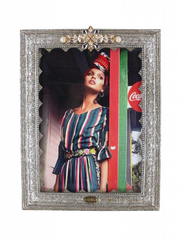 Photo Frame Boho Silver Large 18 X 13 Cm Ly Photo Frame Boho Silver Large 18 X 13 Cm