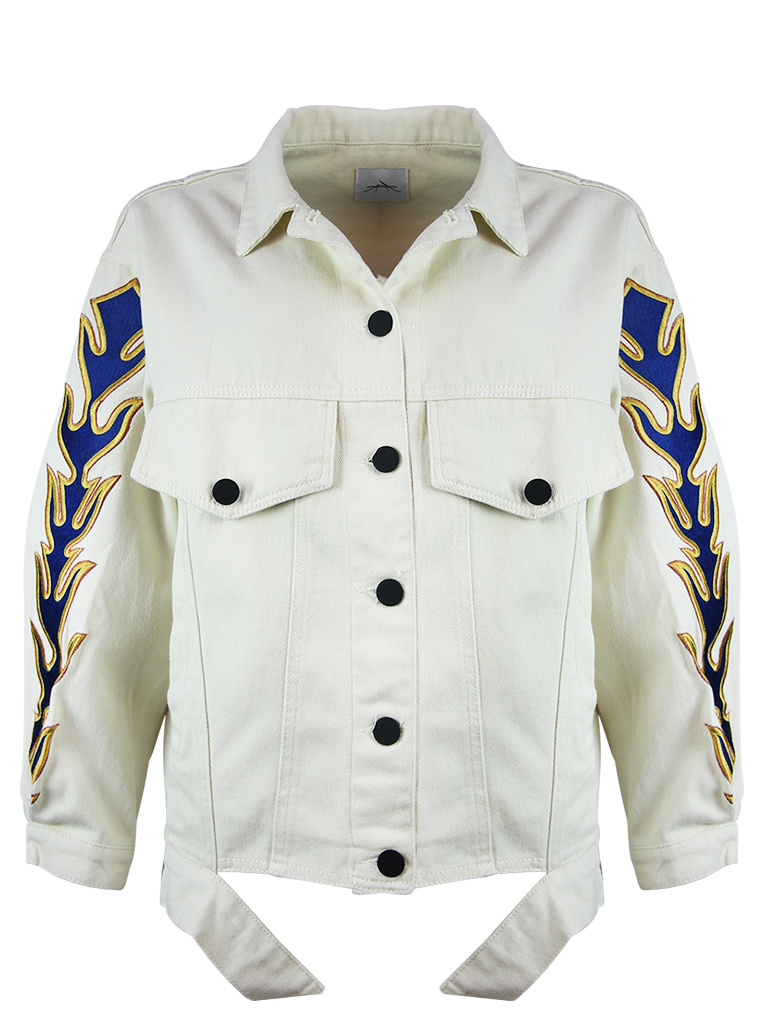 charli printed eagle jacket