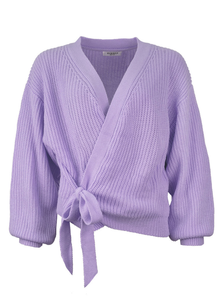 lilac wrap cardigan