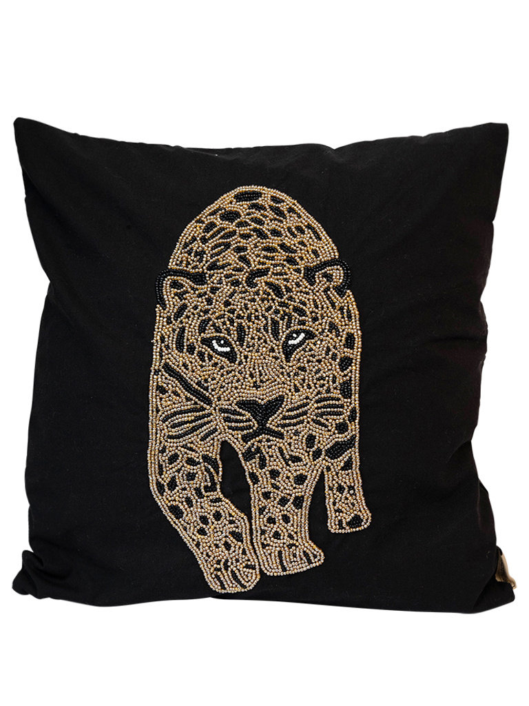 Pillow Leopard - Black 45 x 45 cm