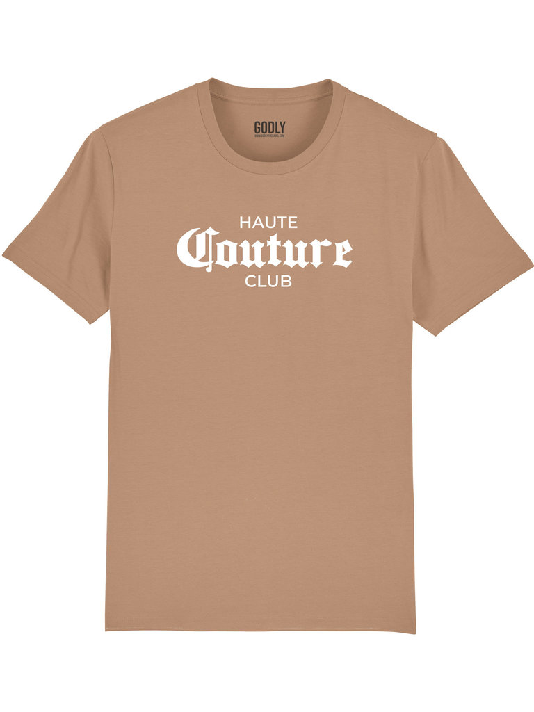 Godly the Label Haute Couture Tee - Camel/White