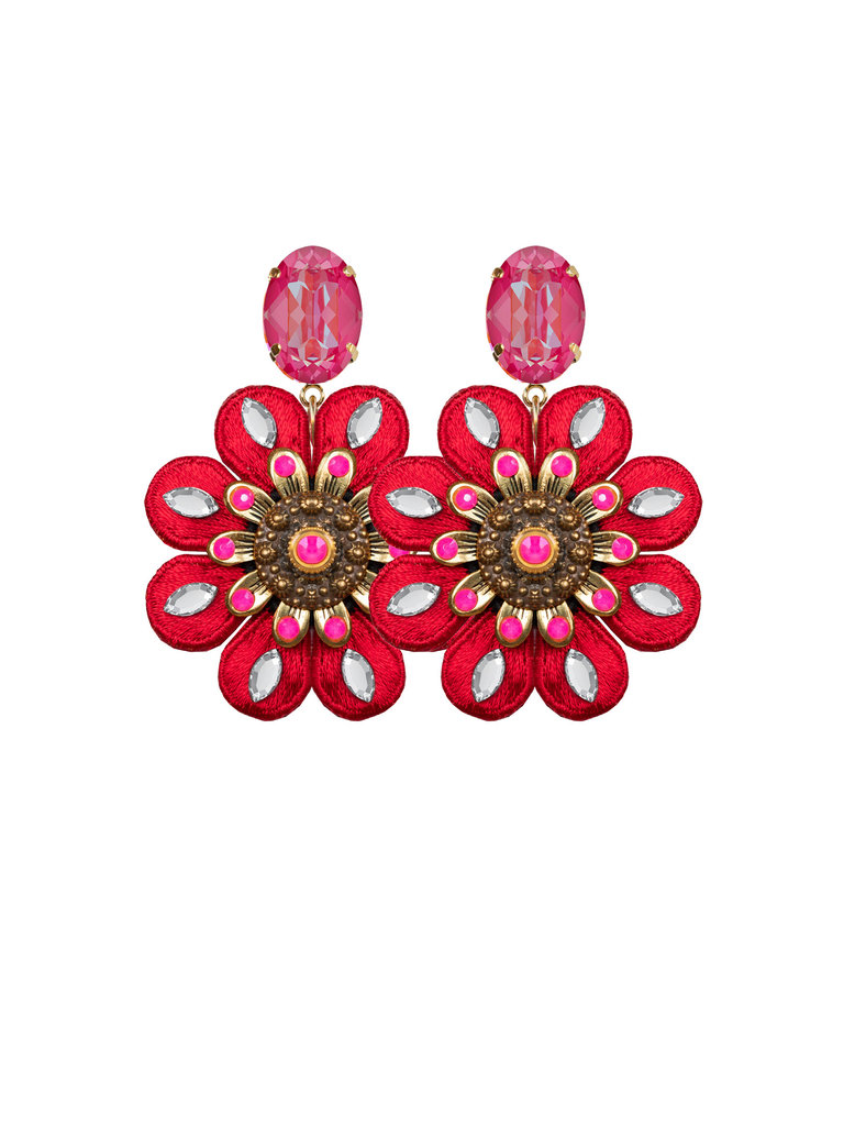 Godly Jewels Flower Crush - Red