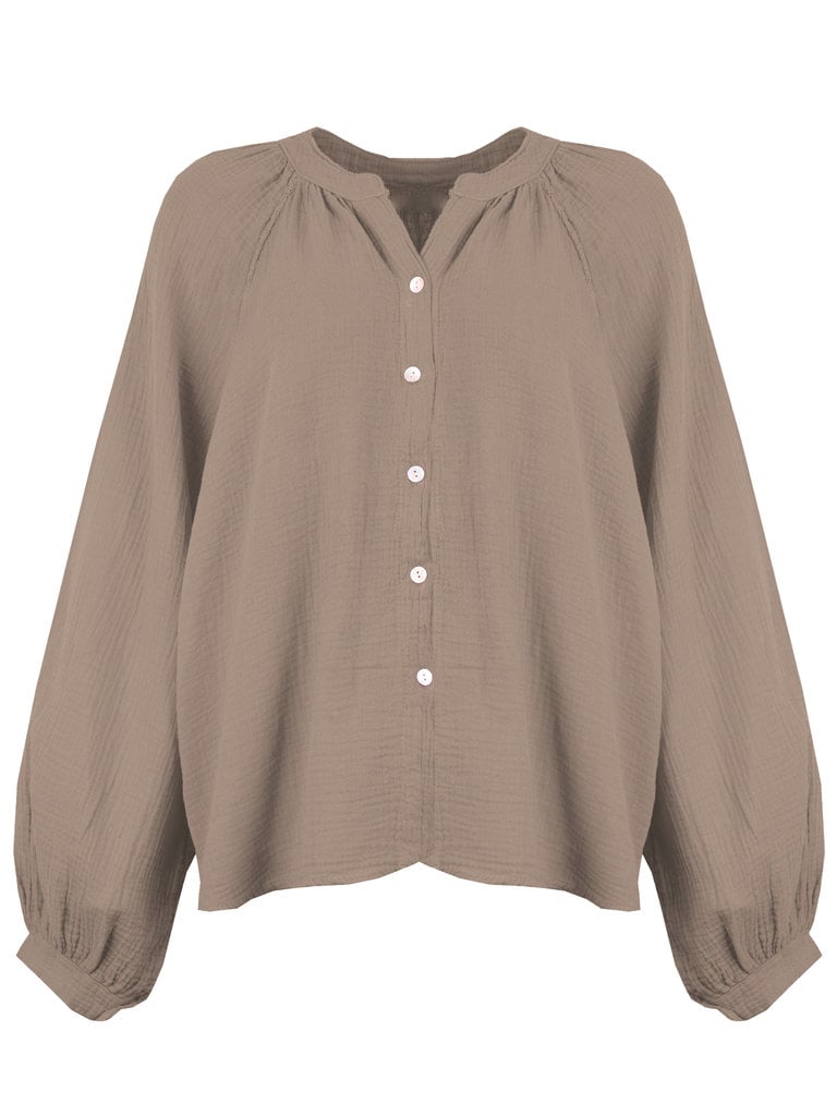 Blouse Poppy - Taupe