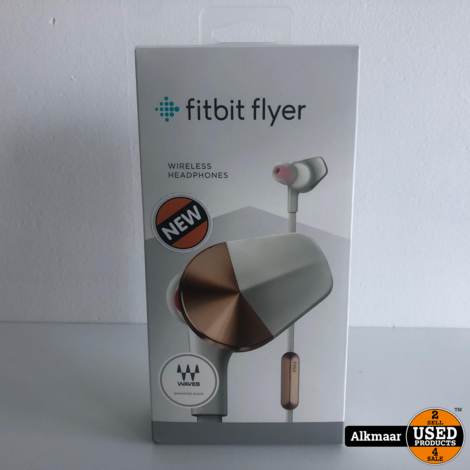 Fitbit Flyer Draadloze bluetooth sport oordopjes - Grijs/Rose | NIEUW!