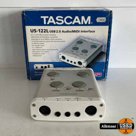Tascam US-122L Audio interface | Gebruikt