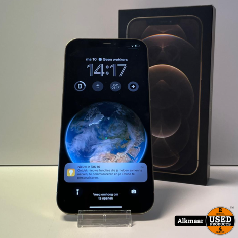 Apple iPhone 12 Pro Max 128Gb Goud | Compleet met Doos | In Nette Staat