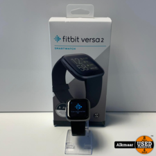 Fitbit Versa 2 Zwart smartwatch | In doos