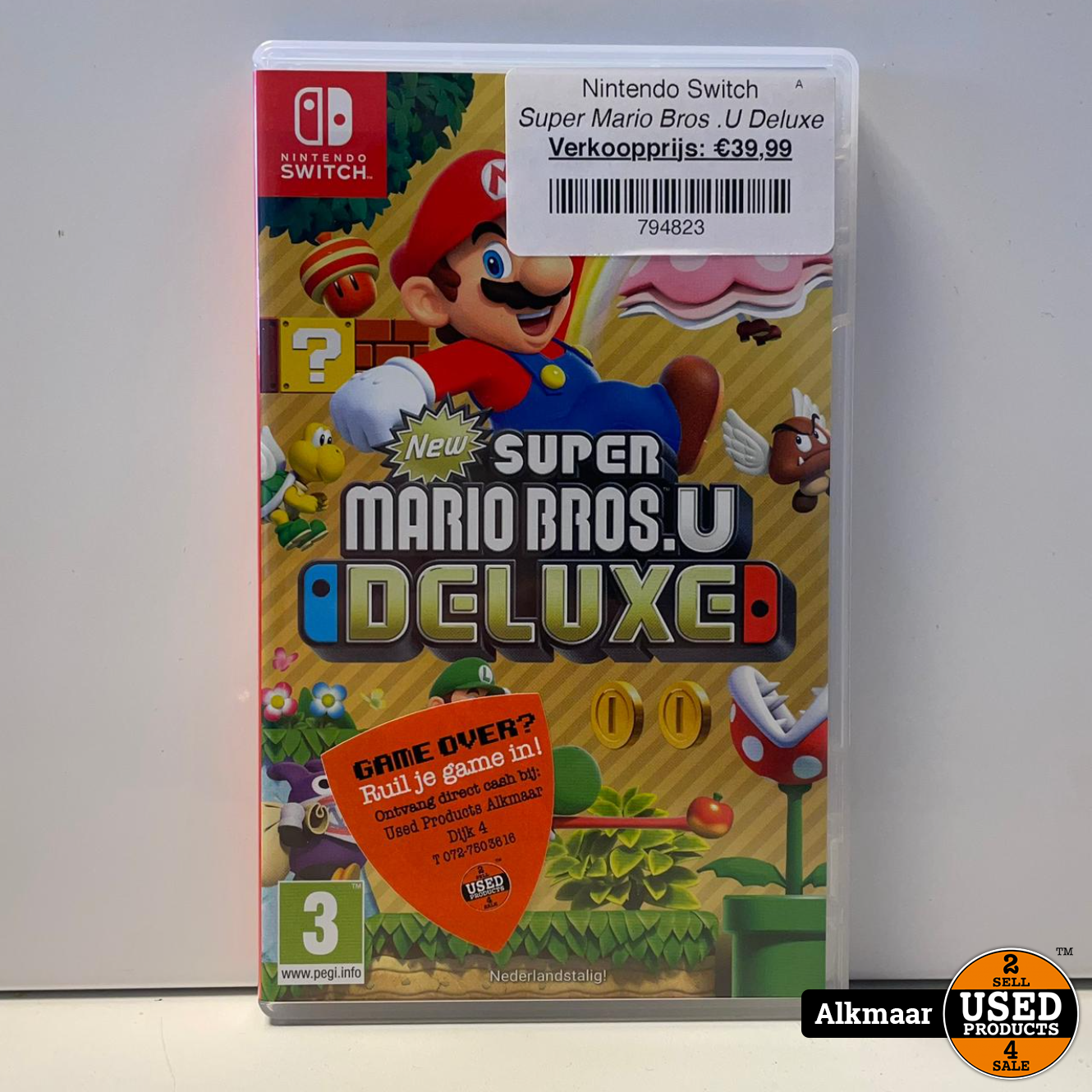 Federaal Vriendin onaangenaam Nintendo Switch Game | Super Mario Bros .U Deluxe - Used Products Alkmaar