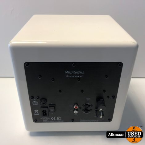 Scandyna Micropod Subwoofer wit | Nette staat - Used Products Alkmaar