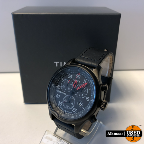 Timex Standard Tachymeter Chronograph 43mm Eco-Friendly Resin Strap Watch