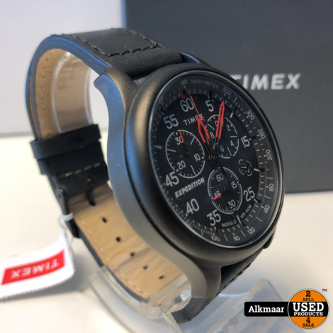 Timex Standard Tachymeter Chronograph 43mm Eco-Friendly Resin Strap Watch
