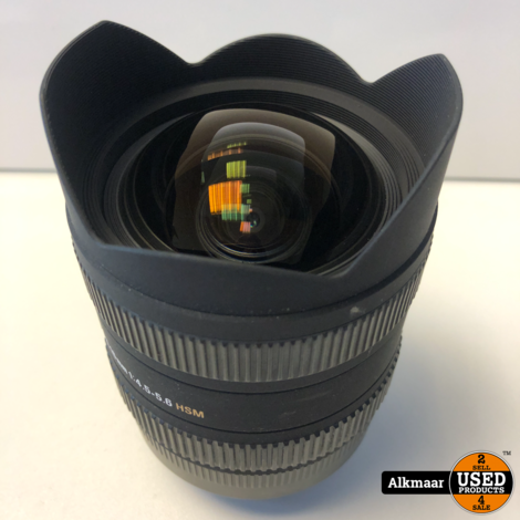 Sigma 8-16mm 4.5-5.6 HSM Groothoeklens | Voor canon