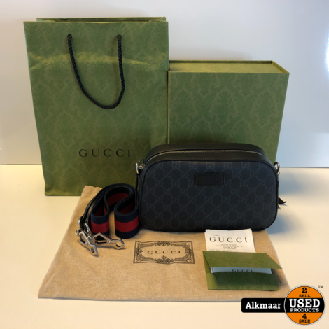 Gucci GG BLACK SHOULDER BAG | In Nieuwstaat