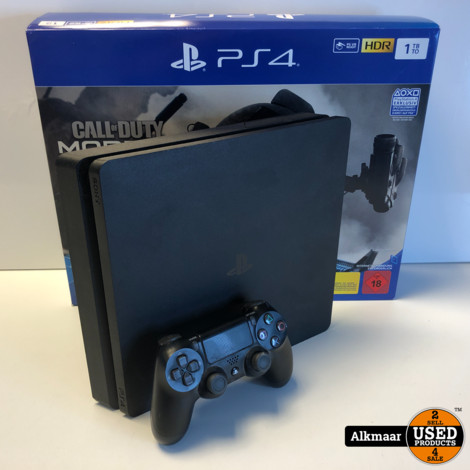 Sony Playstation 4 Slim 1TB Zwart | Nette Staat