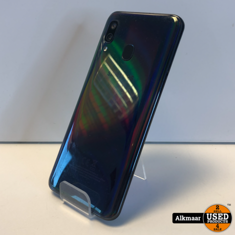 Samsung Galaxy A40 64GB zwart | Nette staat