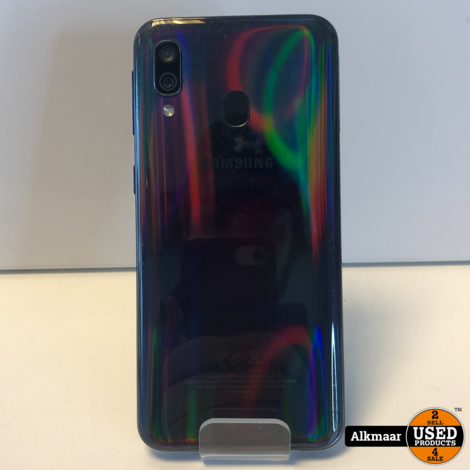 Samsung Galaxy A40 64GB zwart | Nette staat