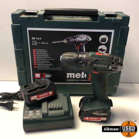 Metabo BS 14.4 Li 14,4V Li-Ion accu boor | Nette Staat