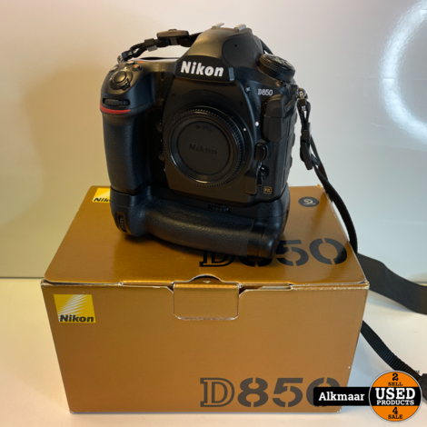 Nikon D850 Spiegelreflexcamera + Batterygrip | Body | Compleet in doos