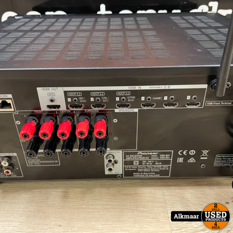 Pioneer VSX-831 AV Receiver + afstandsbediening