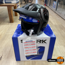 Shark X-drak 2 Thrust R Open Face Helmet Zwart | Maat M | Nieuw!