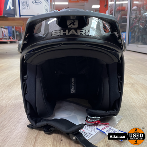 Shark X-drak 2 Thrust R Open Face Helmet Zwart | Maat M | Nieuw!