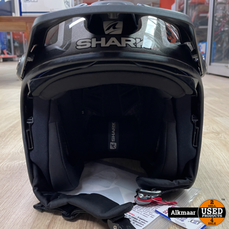 Shark X-drak 2 Thrust R Open Face Helmet Zwart | Maat M | Nieuw!