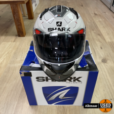 Shark Ridill 1.2 Mecca Helmet (White|Black|Red) | Maat M | Nieuw!