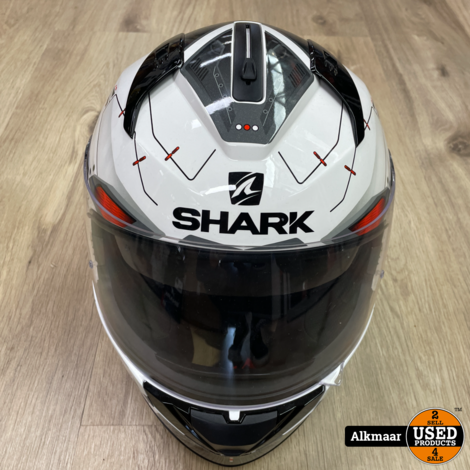 Shark Ridill 1.2 Mecca Helmet (White|Black|Red) | Maat M | Nieuw!