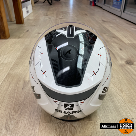 Shark Ridill 1.2 Mecca Helmet (White|Black|Red) | Maat M | Nieuw!