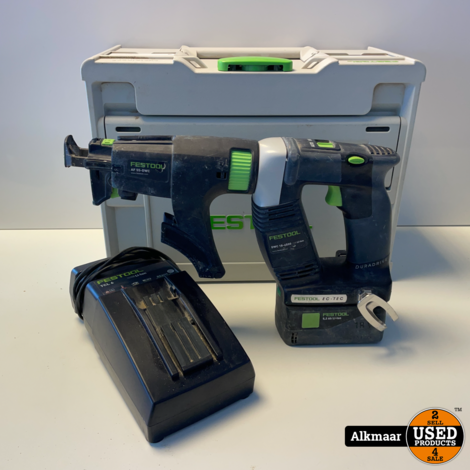 Festool DWC 18-4500 Gips schroevendraaier + 5ah accu en lader