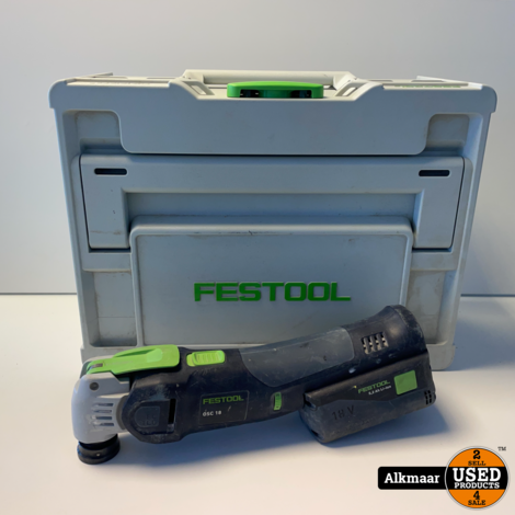 Festool OSC 18 Multiool + 5ah Accu | Nette staat!