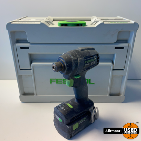 Festool TID 18 EC TEC Slagschroevendraaier + 5ah accu en lader