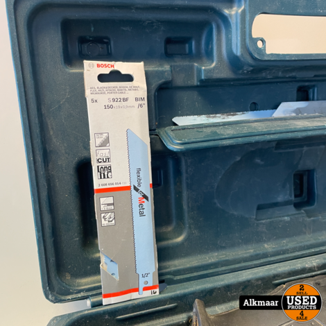 Bosch GSA 1300 PCE Reciprozaag in koffer | Inclusief zaagjes | Nette Staat